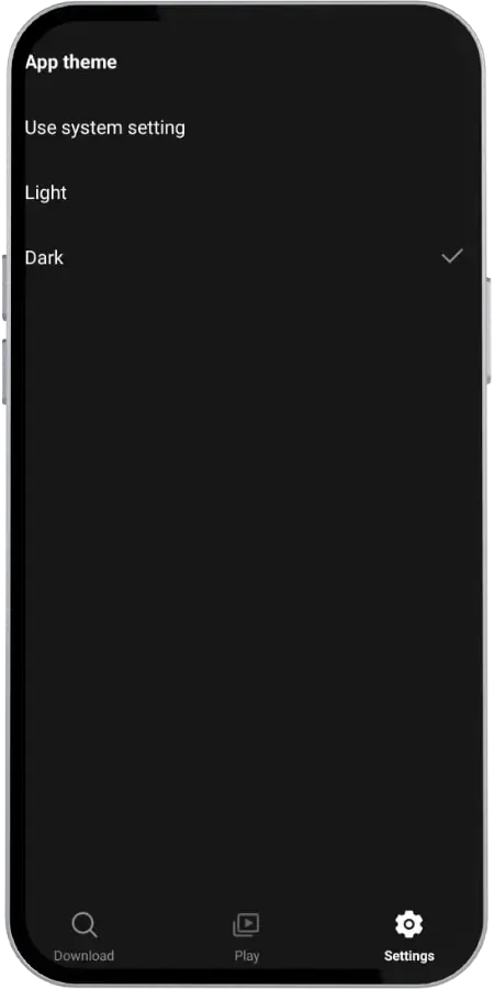 Dark Mode Option