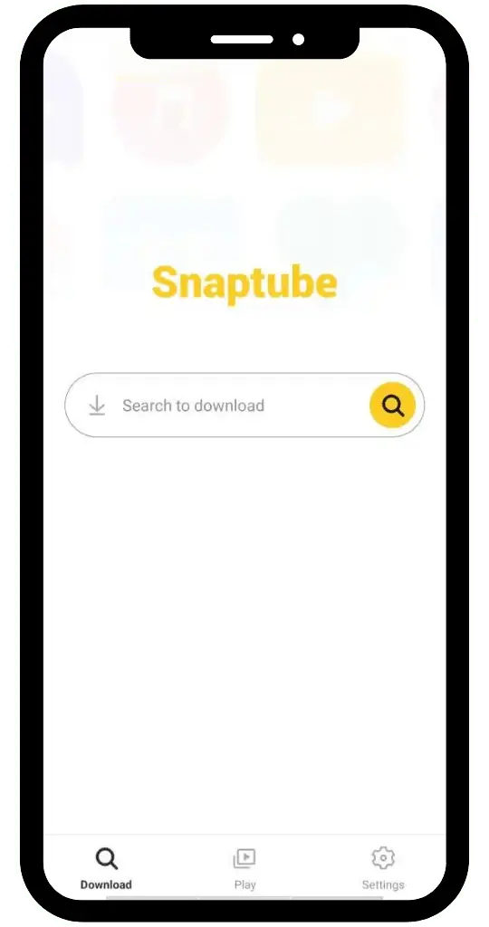 Snaptube For iOS Banner.
